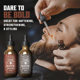 Bouteille d'huile à barbe Viking Revolution avec étiquette claire