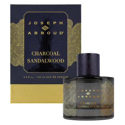Bouteille de 3,4 fl oz d'Eau de Parfum Charcoal Sandalwood de Joseph Abboud