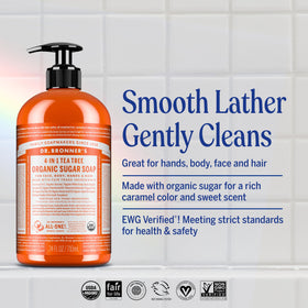 Bouteille de 64 oz de Savon de Sucre Bio Dr. Bronner's