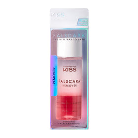 Bouteille de dissolvant KISS FALSCARA 50 ml avec étiquette rose