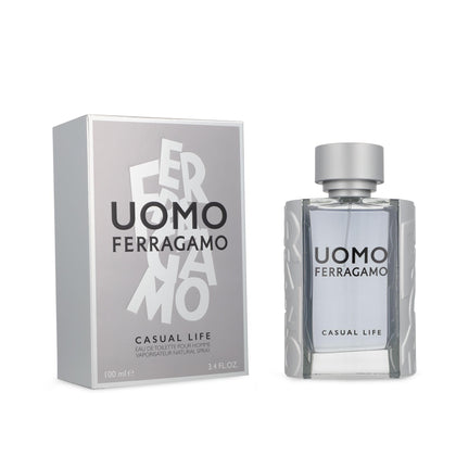 Bouteille de Ferragamo Uomo Casual Life Eau de Toilette 100 ml vue de face