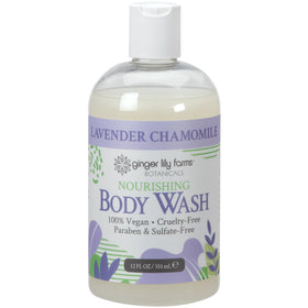 Bouteille de gel douche Ginger Lily Farms avec bouchon flip-top