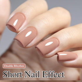 Bouteille de gel polish Double Rhythm 15ml couleur nude