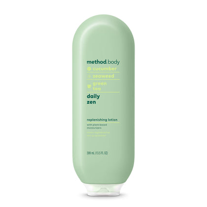 Bouteille de lotion hydratante Daily Zen Method 400ml vue de face