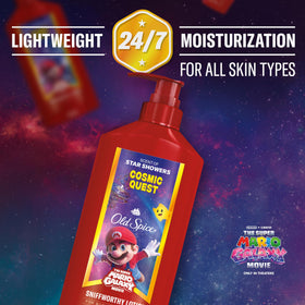 Bouteille de lotion Old Spice Cosmic Quest vue de côté