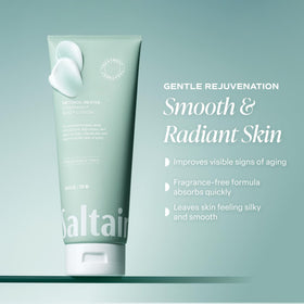 Bouteille de lotion Saltair au rétinol sur fond neutre