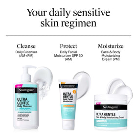 Bouteille de nettoyant Neutrogena sur un comptoir de salle de bain