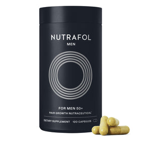 Bouteille de Nutrafol Compléments Capillaires 50+ pour Hommes, vue de face