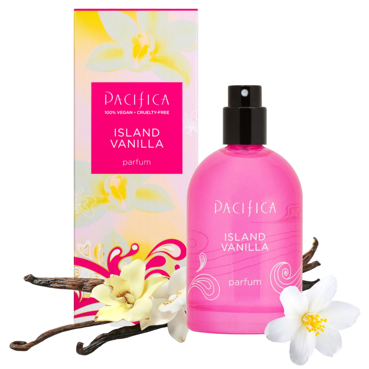 Bouteille de parfum Pacifica Island Vanilla 60 ml vue de face