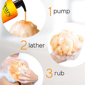 Bouteille de Pears Gel Douche 750ml ouverte