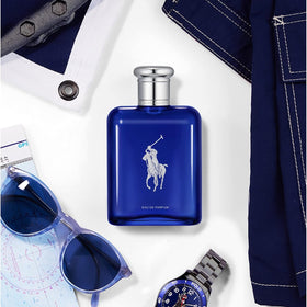 Bouteille de Polo Blue Eau de Parfum vue de côté