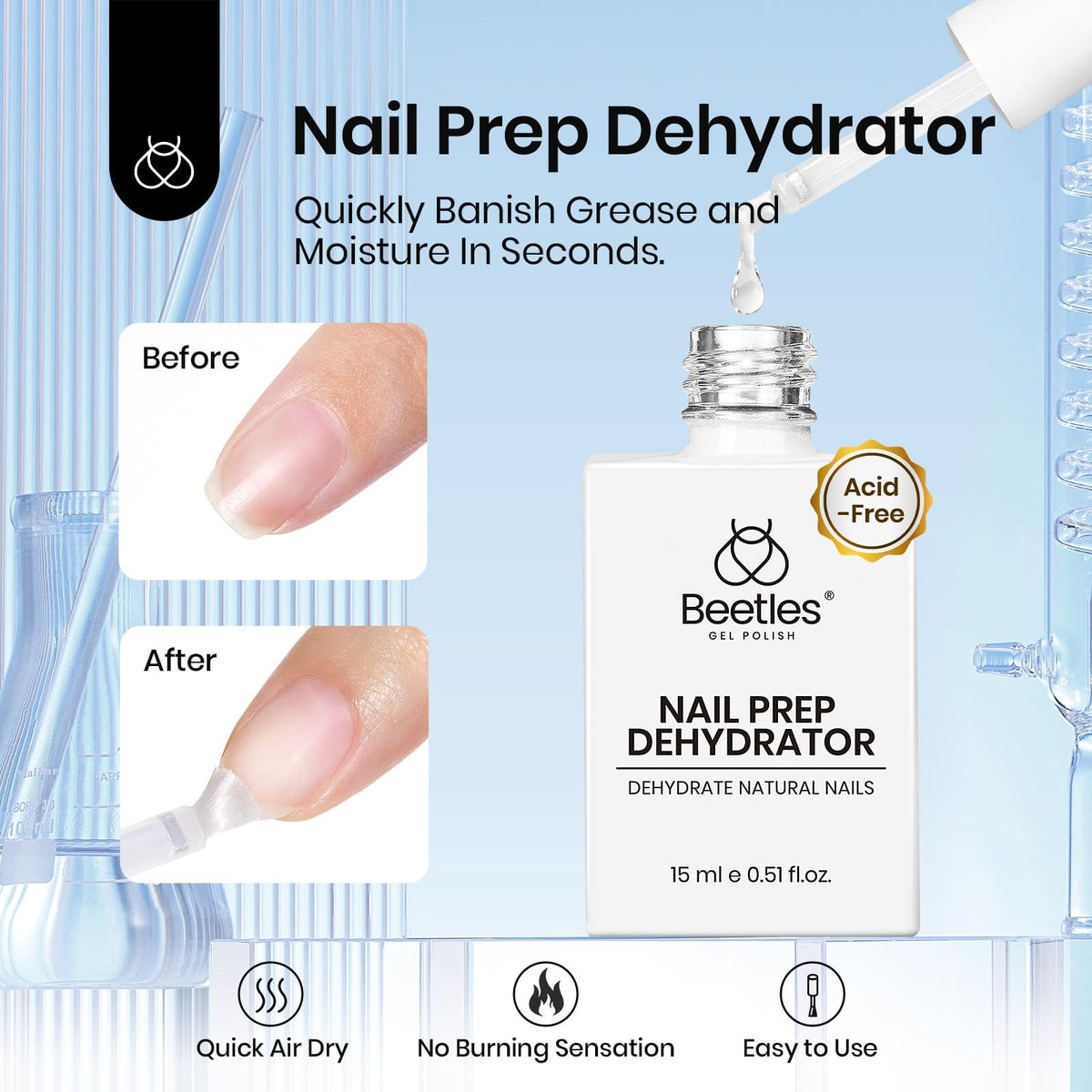Bouteille de primer Beetles 15ml vue de dos