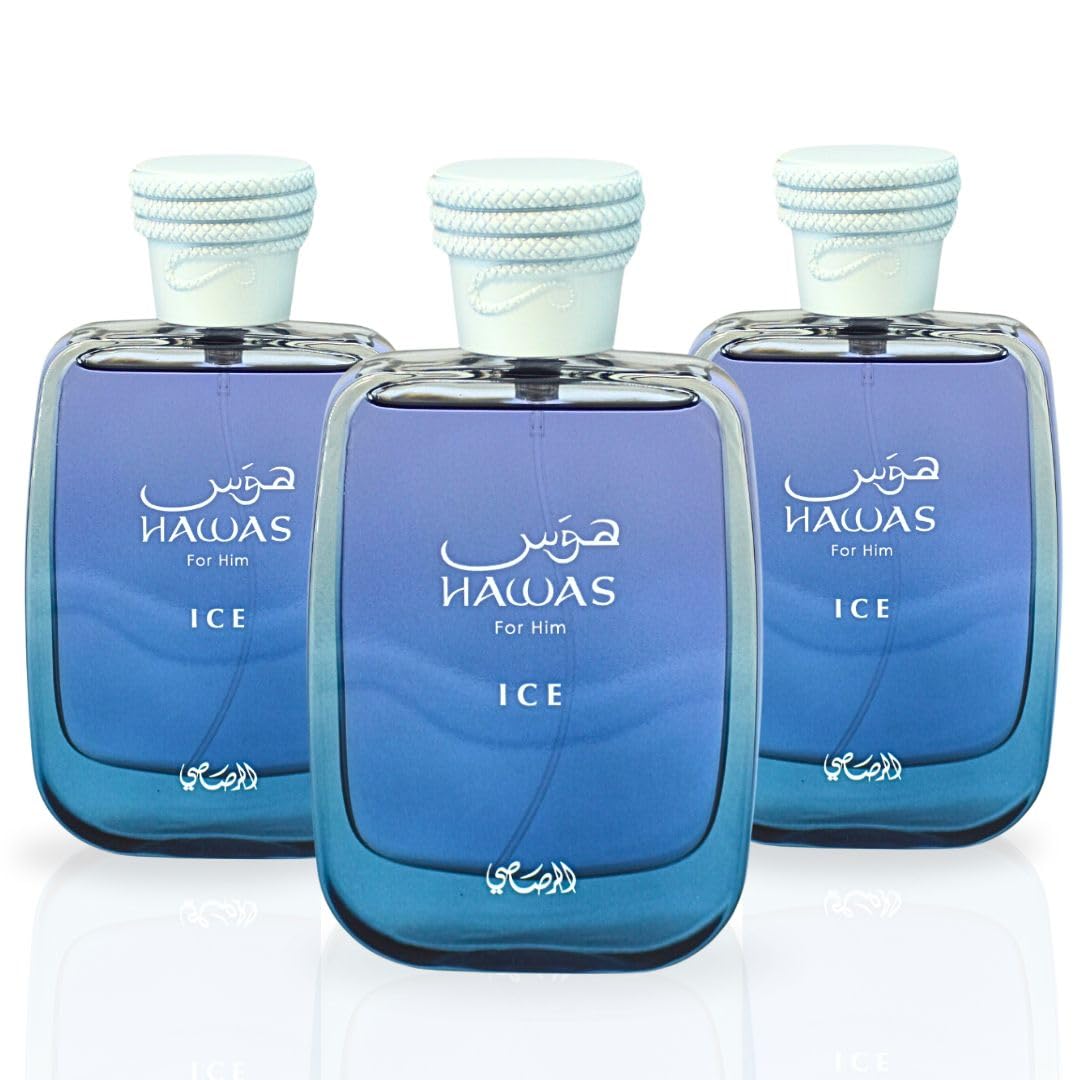 Bouteille de RASASI Hawas Ice Eau de Parfum 100ML vue de face