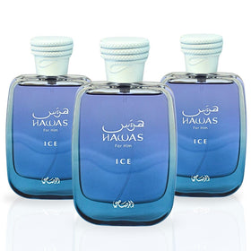 Bouteille de RASASI Hawas Ice Eau de Parfum 100ML vue de face