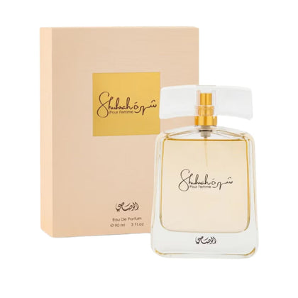 Bouteille de RASASI Shuhrah Eau De Parfum Femme 90ML vue de face