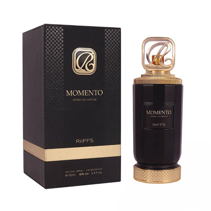 Bouteille de Riiffs Momento Extrait De Parfum 3,4 oz vue de face