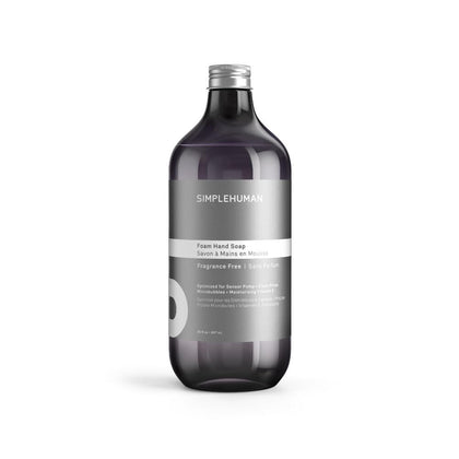 Bouteille de savon liquide sans parfum simplehuman 30 fl oz vue de face