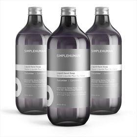 Bouteille de savon liquide simplehuman 30 fl oz, arôme de concombre