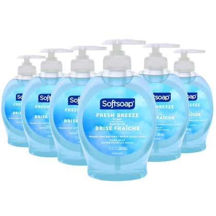 Bouteille de savon liquide Softsoap Fraîcheur vue de face