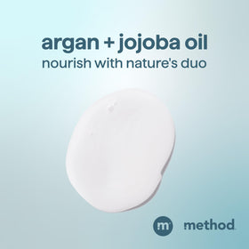 Bouteille de shampoing Method vue de côté