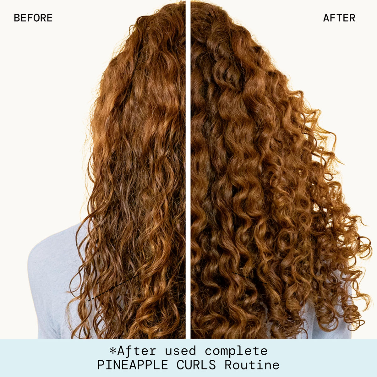 Bouteille de shampooing Pacifica Curls Ananas sur une étagère