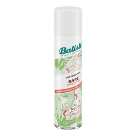Bouteille de shampooing sec Batiste Bare affichant le spray