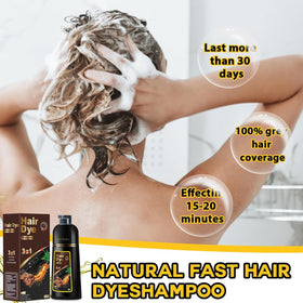 Bouteille de shampooing teinture Sminktec avec étiquette visible