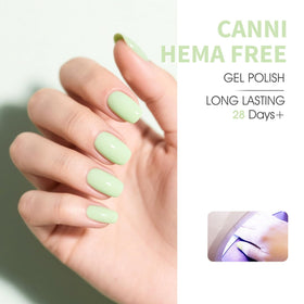 Bouteille de vernis à ongles CANNI avec étiquette visible