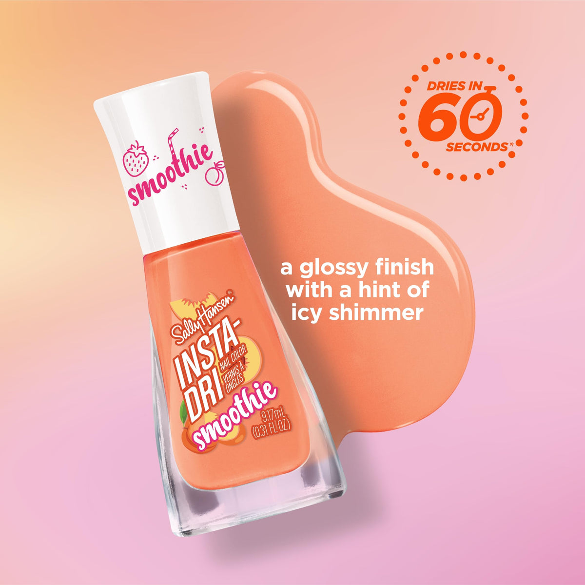Bouteille de vernis à ongles Dragon Fruit Crush avec étiquette