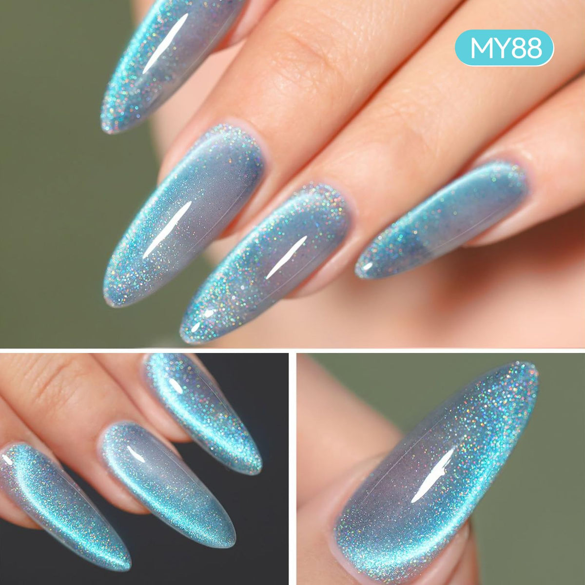 Bouteille de vernis à ongles gel Born Pretty bleu 15ML