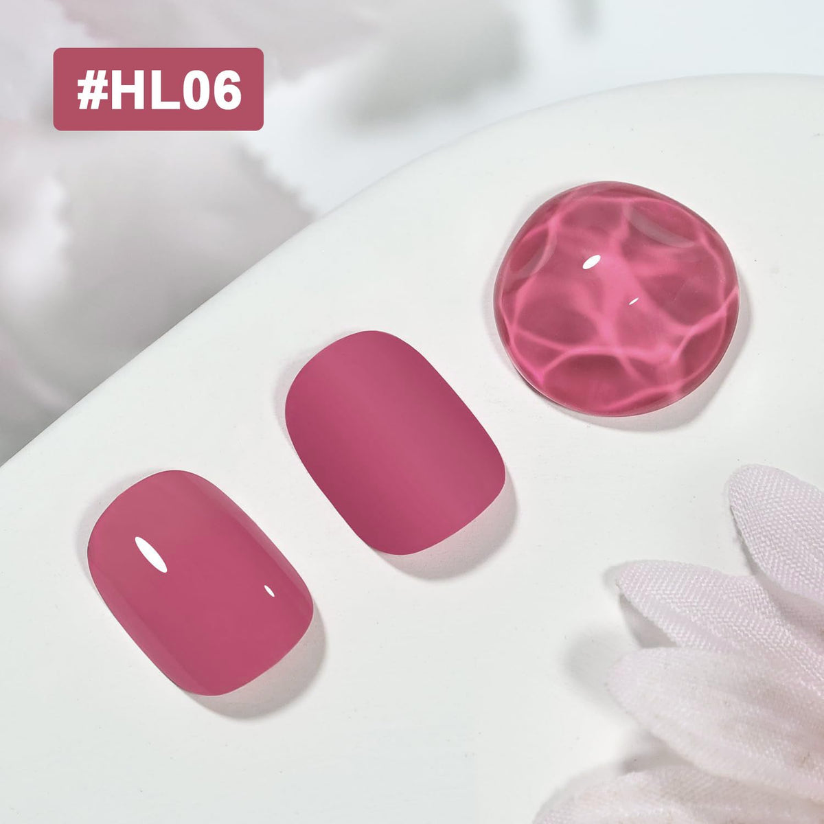 Bouteille de vernis à ongles OpenLive 16,5ml rose foncé avec capuchon