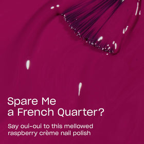 Bouteille de vernis à ongles OPI Spare Me a French Quarter? vue de côté