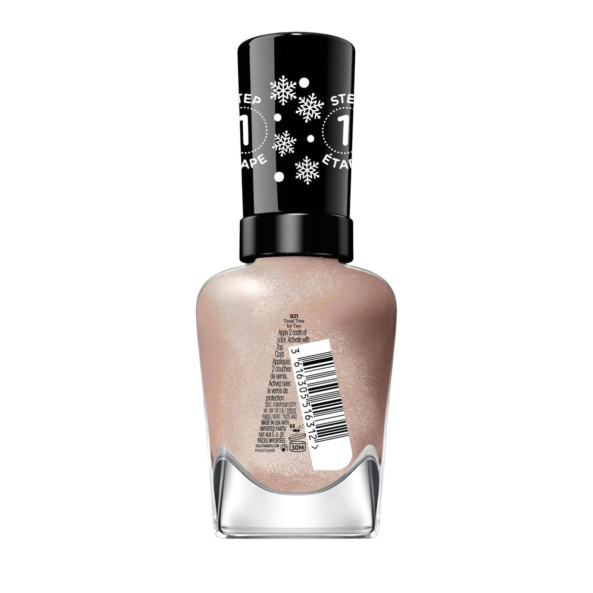 Bouteille de vernis à ongles Sally Hansen Miracle Gel vue de côté