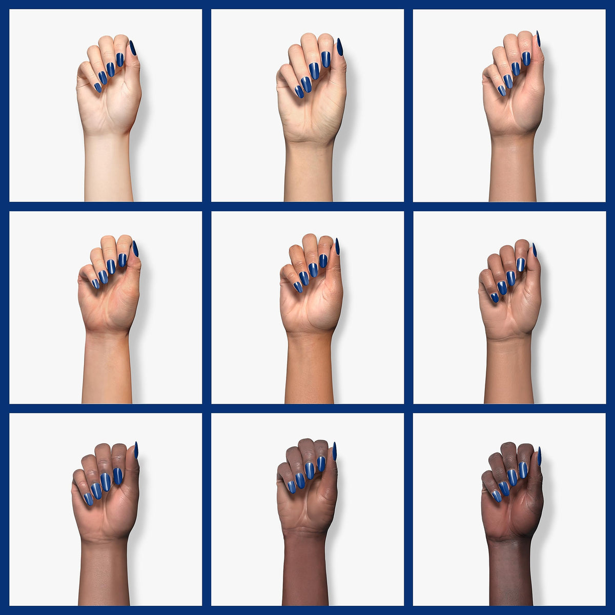 Bouteille de vernis à ongles Vishine royale bleue