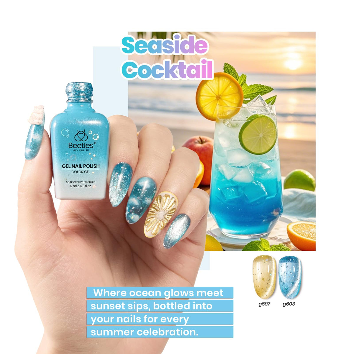 Bouteille de vernis gel Cat Eye couleur lavande