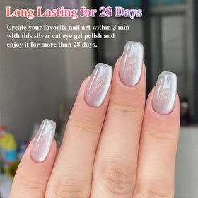 Bouteille de vernis gel Cat Eye Double Rhythm 15ml avec étiquette