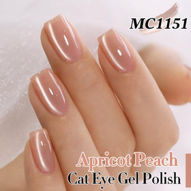 Bouteille de vernis gel Cat Eye Double Rhythm avec paillettes