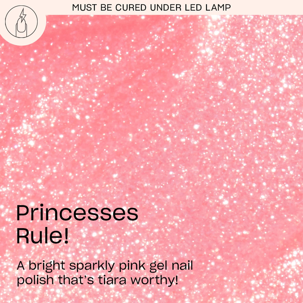 Bouteille de vernis gel OPI Princesses Rule! vue avant