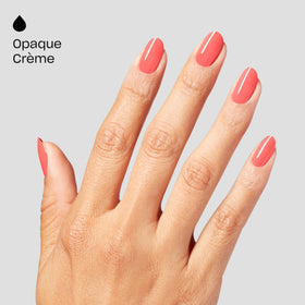 Bouteille de vernis OPI Bubblegum Goth avec étiquette visible