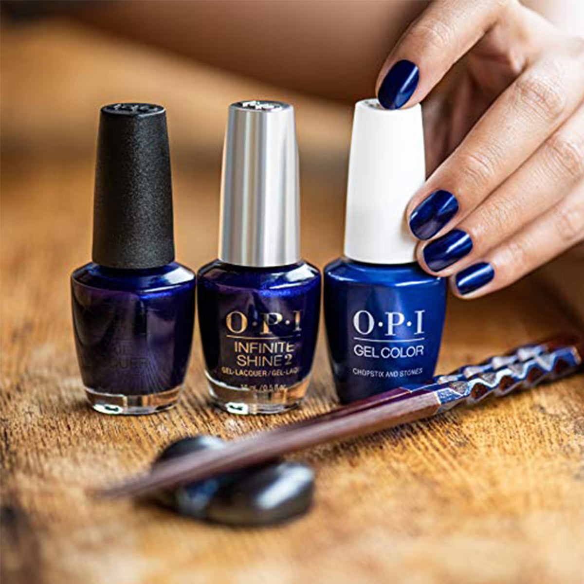 Bouteille de vernis OPI Chopstix and Stones montrant la couleur