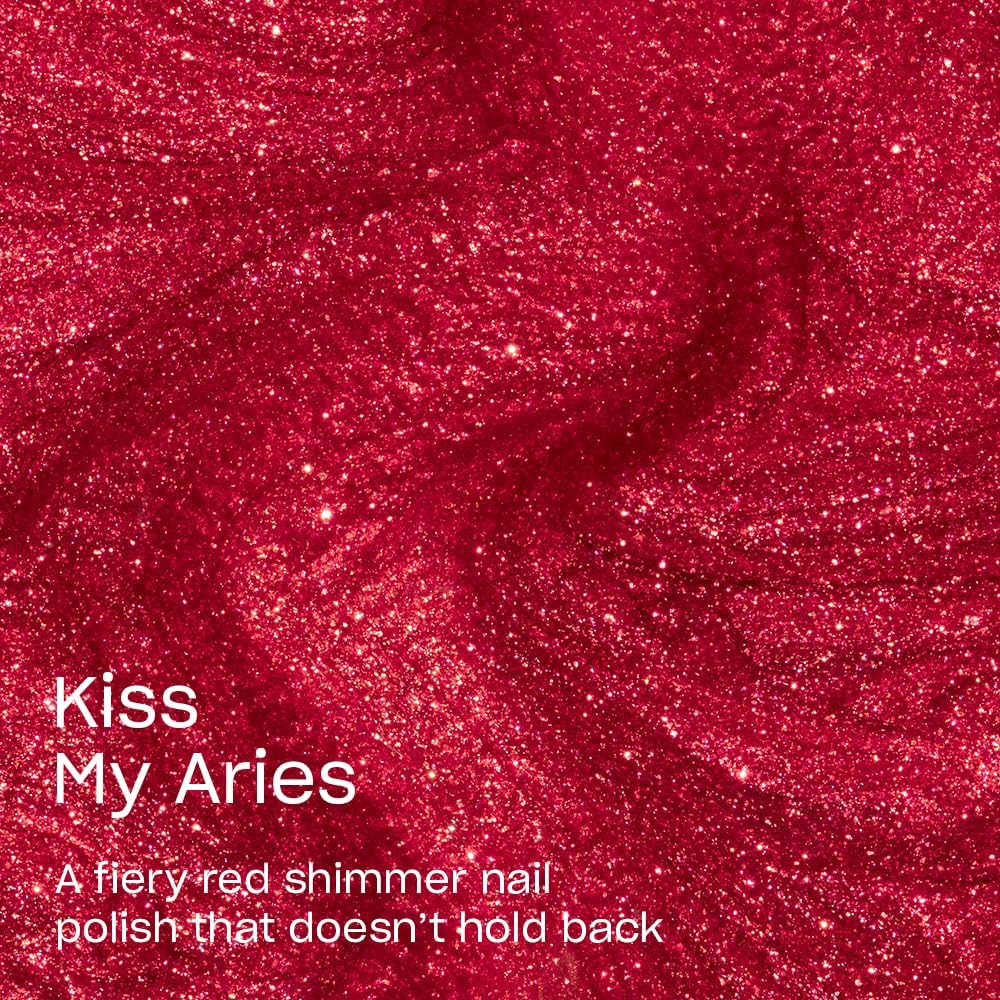 Bouteille de vernis OPI Kiss My Aries avec étiquette visible
