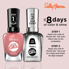 Bouteille de vernis Sally Hansen Miracle Gel™ Mauve-olous vue de côté