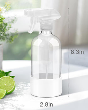Bouteille en verre Rionisor 16OZ et son bouchon noir de remplacement