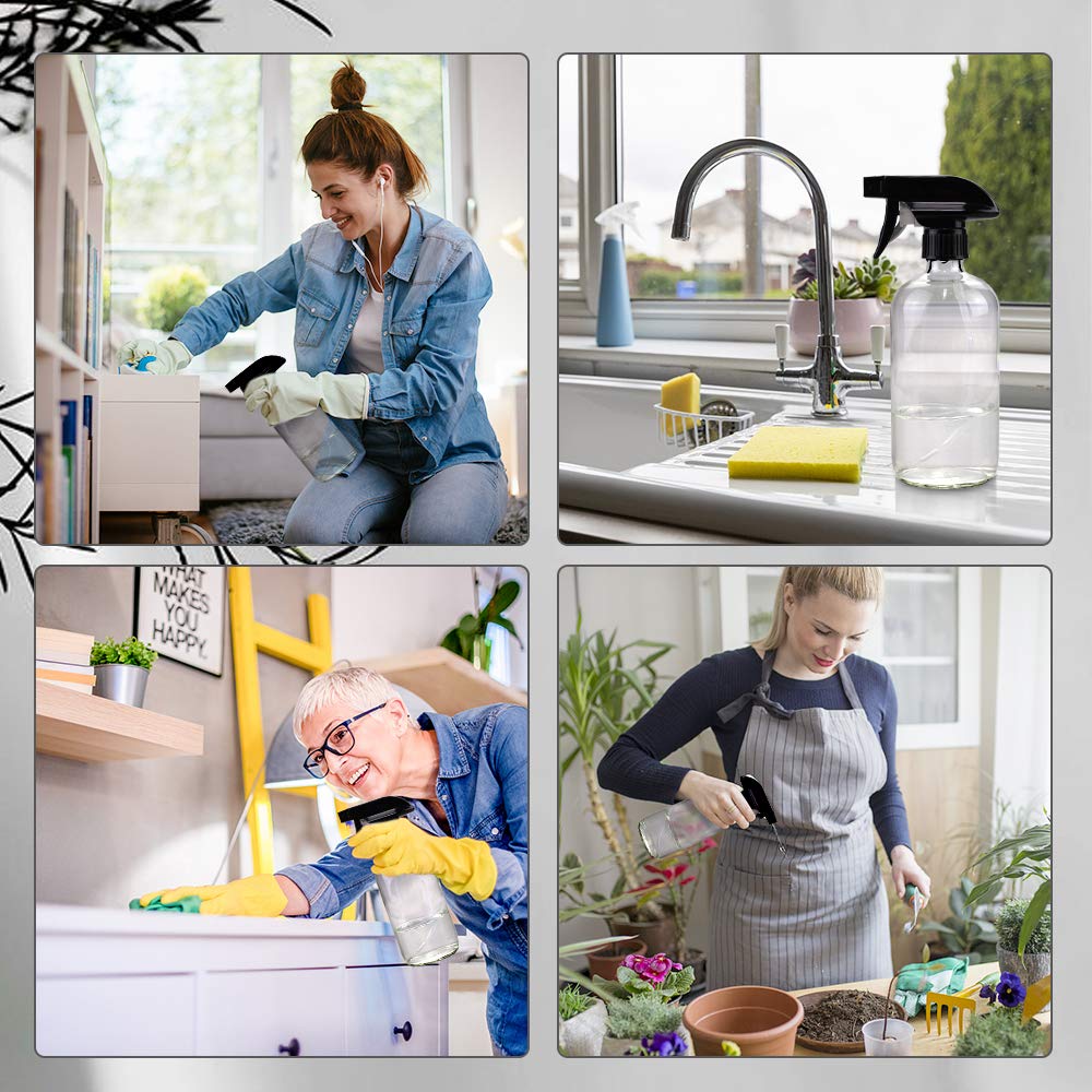 Bouteille en verre spray Worldgsb sur une surface de travail