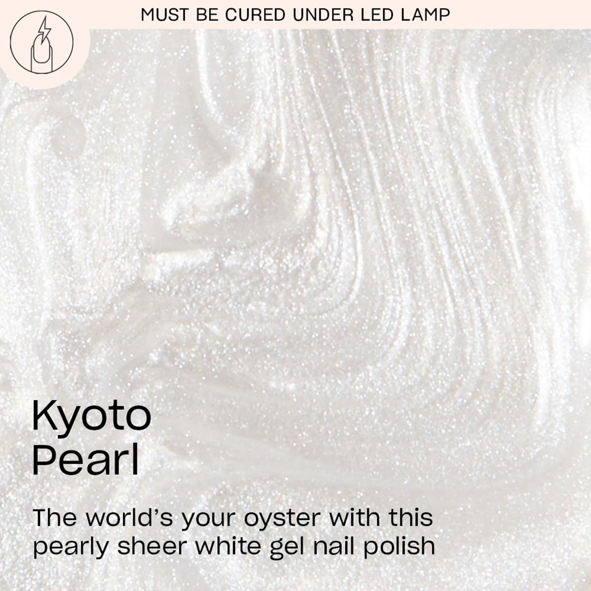 Bouteille OPI GelColor Kyoto Pearl avec bouchon
