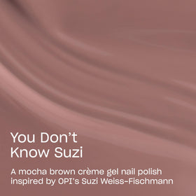 bouteille OPI GelColor You Don’t Know Suzi avec étiquette