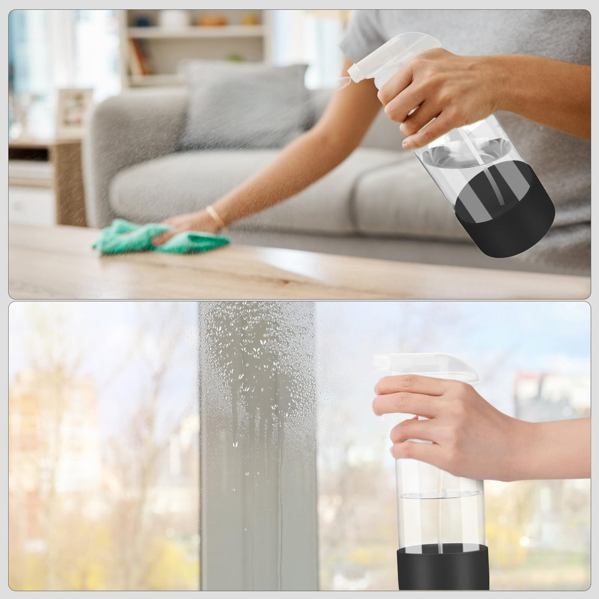 Bouteille spray en verre Worldgsb utilisée pour arroser des plantes