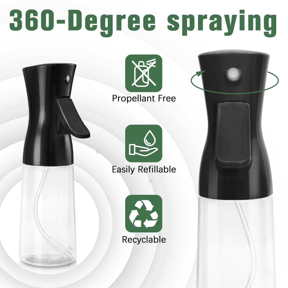 Bouteille spray Fun Gift 200ml avec embout nano