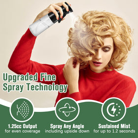 Bouteille spray Fun Gift en utilisation pour le soin des cheveux