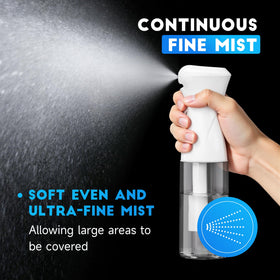 Bouteille spray Plaode avec vaporisateur ultra-fin en gros plan